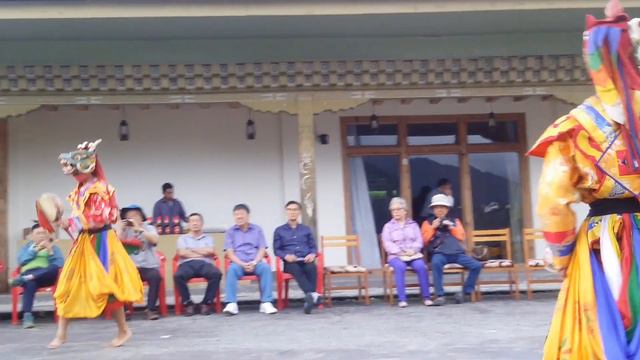 Bhutanese Mask Dance 부탄의 탈춤 20170705 Danza de mascaras de Bután смотреть онлайн