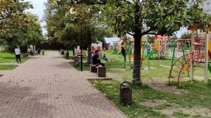 Отель Европа. Нет детской площадки. Как быть? (Гагра, Абхазия 2021)