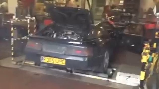 350hp Renault Alpine GTA 2.5ltr single turbo on chassis dyno смотреть онлайн