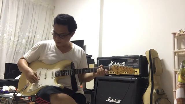 Part 2 Review Fender Stratocaster 1974 thru Marshall JVM 410H in Malay Part смотреть онлайн