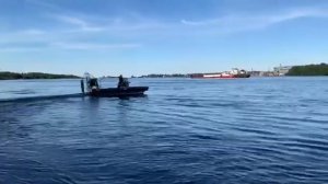 Топовая Аэролодка - вездеход  Бриз 650 с силовой установкой Honda J30 A 244л.с.