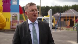 Детская площадка в деревне Чертеж