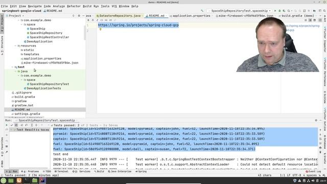 Spring Boot Google Cloud Datastore смотреть онлайн