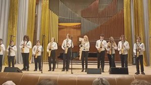 Ансамбль саксофонистов "AT-Band"
Фантазия на тему белорусской народной песни "Рэчанька"