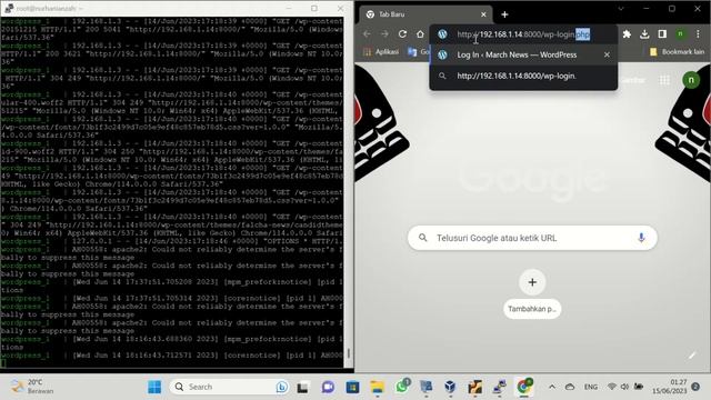 Implementasi Docker dalam Website Berbasis Wordpress dan PHP My Admin-Ipung Nurhanianzah E32210278 смотреть онлайн