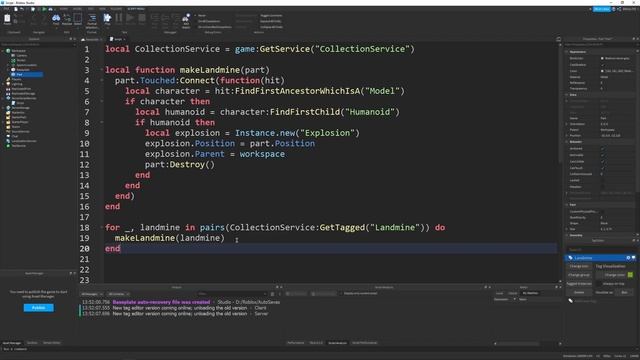 Organizing your Game with Tags and CollectionService - Roblox Studio смотреть онлайн