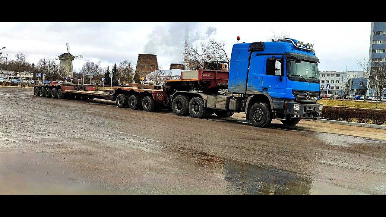 НЕГАБАРИТ77 //СЕРЬЕЗНЫЙ КРАН ВОЗВРАЩАЕТСЯ НА БАЗУ\\ смотреть онлайн