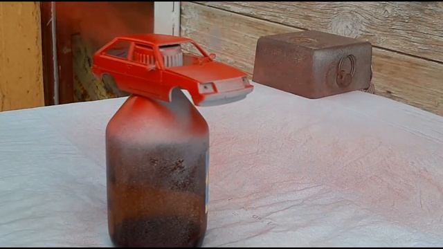 ОБЗОР ДИОРАМЫ С ЗАБРОШЕННОЙ МАШИНОЙ!!!