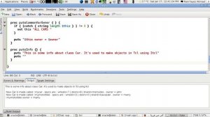 Tcl/Tk Object Oriented Programming Using Itcl (incr Tcl) Lesson 2 (English Version)