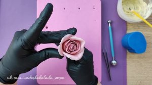 Роза из пластичного шоколада. Видеоурок. Промо