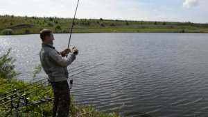 Ловля карпа по холодной воде в мае на пруду Крещенка / Карпфишинг