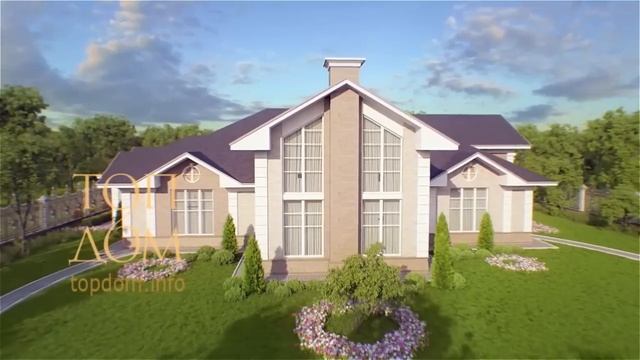 Проект кирпичного дома в стиле Ренессанса смотреть онлайн