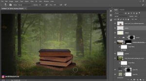 Fantasy Slepping Book - Photoshop Manipulation Tutorial Processing