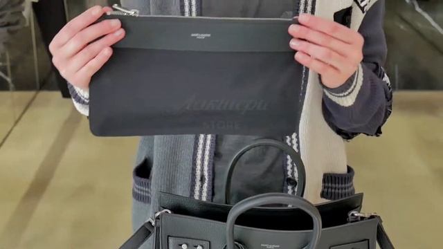 Женская сумка sac de jour SAINT LAURENT из кожи теленка, review ID 162785 смотреть онлайн