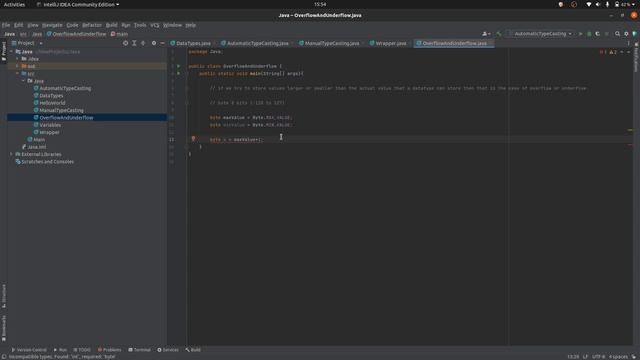 Java L8 Overflow And Underflow смотреть онлайн