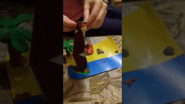 Мои поделки из пластилина и бумаги.