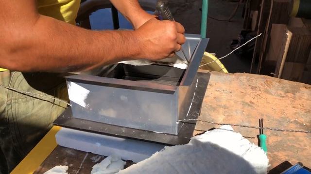 Подготовка дверцы печи перед установкой. смотреть онлайн