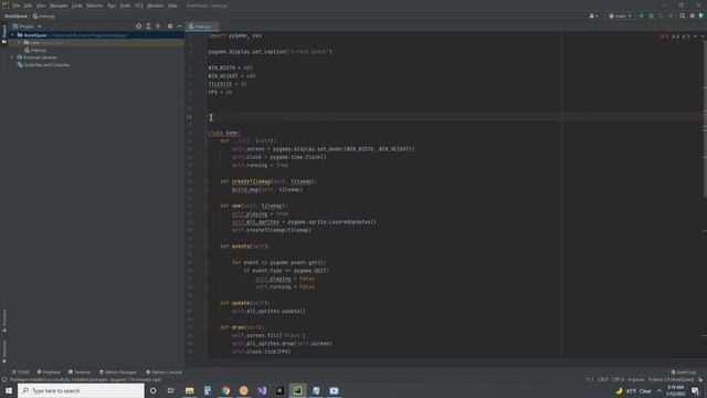 Pygame RPG Tutorial part 1 | Python 2022 | Tile mapping and adding terrain