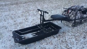Самодельный толкач на мотобуксировщик Балтмоторс