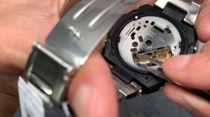 How to Change a G-Shock Battery - GST210 MODULE 5475 CASIO
