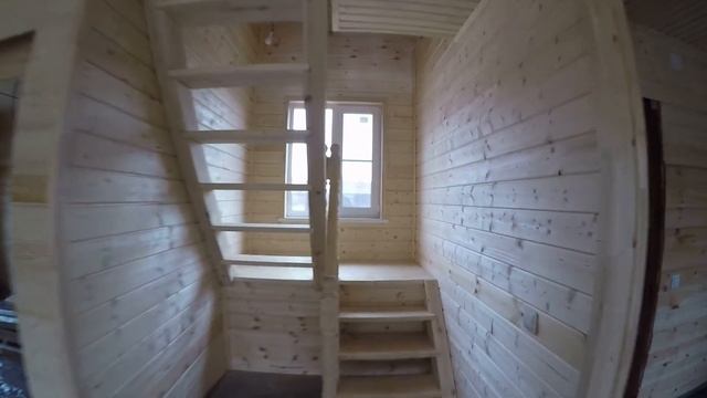 Каркасный дом 6х8 массив "Поркузи". Объект сдан 21.04.2021 ||| СК Дачник смотреть онлайн