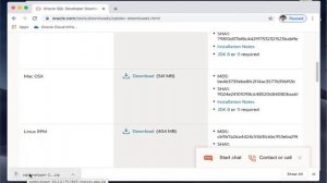 Installing Oracle SQL Developer on MacOSX