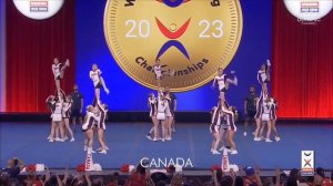 Team Canada Youth All Girl Median ICU World Cheerleading Championships 2023 (Finals)