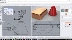 Создание стартового шаблона(сцены) с материалами в Rhinoceros