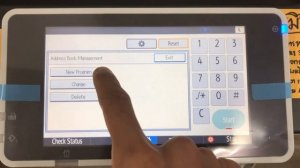 How to add new user in RICOH SP C360SNw