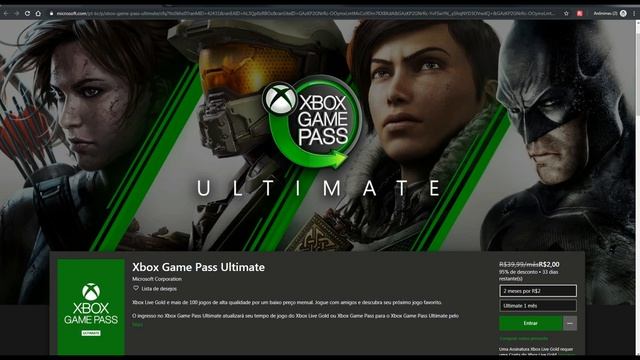 XBox Game Pass Ultimate para XBox One e PC: 1 real para até 3 anos de assinatura Voltou! | Geekmedi смотреть онлайн