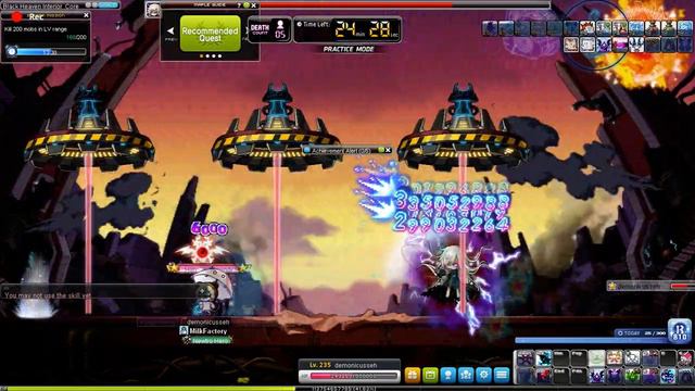 [Maplesea] Demon Avenger solo normal lotus смотреть онлайн