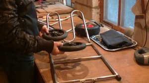 Тележка для водных походов на байдарке. Обзор варианта с одним колесом. Юрий Байдаркин Водный туриз
