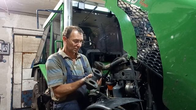 Устранение течи масла из под коллектора МТЗ