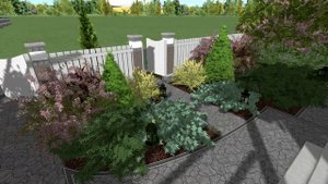 Ландшафтный дизайн участка 14 соток, Московская область, Сергиев Посад, 2021г.