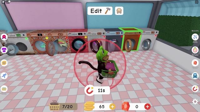 Устроил БОЛЬШУЮ СТИРКУ в Симуляторе прачечной роблокс | Laundry Simulator roblox | Обзор и Секреты