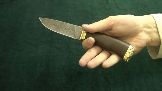 Дамасский нож Ласка, шкурник смотреть онлайн