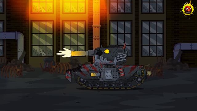 Эволюция Гибридов ГУСЬ vs ГОЛИАФ vs РАТТЕ СССР vs КАПУТ - Мультики про танки смотреть онлайн