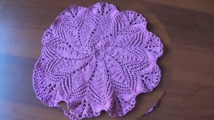 вязание салфеток спицами