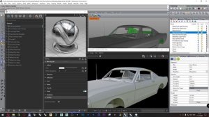 V-Ray 5 for Rhino. Ford Mustang Fastback 1965 Shading, Lightning. Part 2