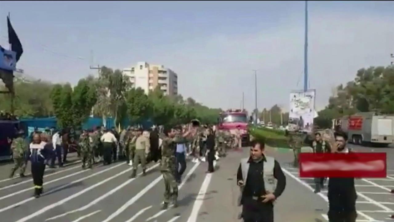 Растет число погибших в теракте во время военного парада в городе Ахваз, расположенном на юге Ирана