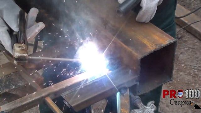 Как приварить петли (завесы)? Часть1 (к калитке) смотреть онлайн