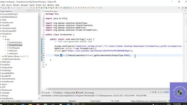 How to take a Screenshot in Selenium | Selenium Ninja
