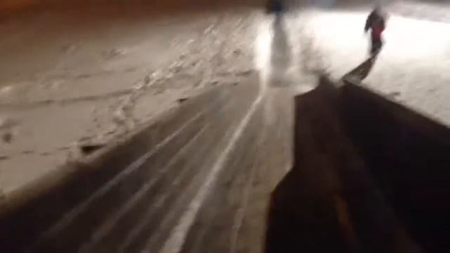 Измайловский парк. Горка. 20 января 2016 смотреть онлайн