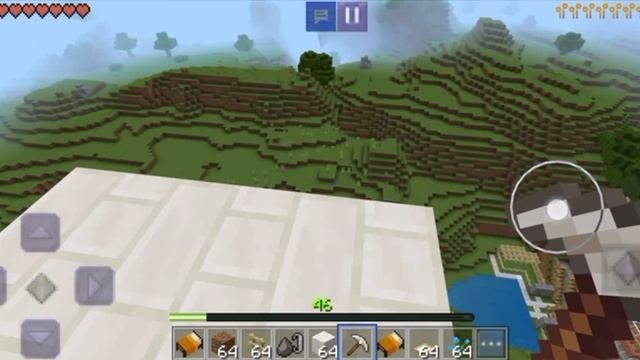 Minecraft, проверка на снижение жизней при падении с высоты на разные предметы.