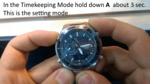 How to set time Casio EFA 131
