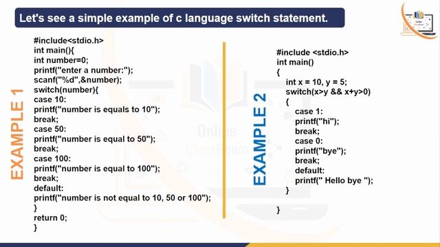 Switch statement in C programming | What is switch case? | Practical Implementation