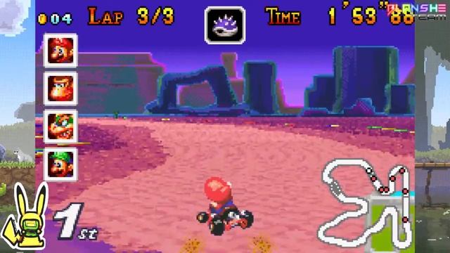 Прохождение Mario Kart - Super Circuit [Advance] (gba) - 50cc смотреть онлайн