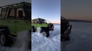 УАЗ Патриот V8 3UZ-FE колеса 38.5  VS УАЗ Халк V8 2UZ 42 Трактора