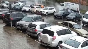 В Железнодорожном водитель каршеринга уходил от погони и столкнулся с автомобилем ДПС.