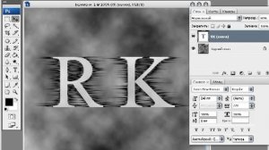 Текст в лаве [видеоурок Photoshop]